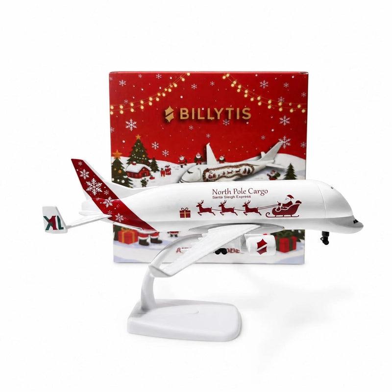 Christmas-themed airplane models