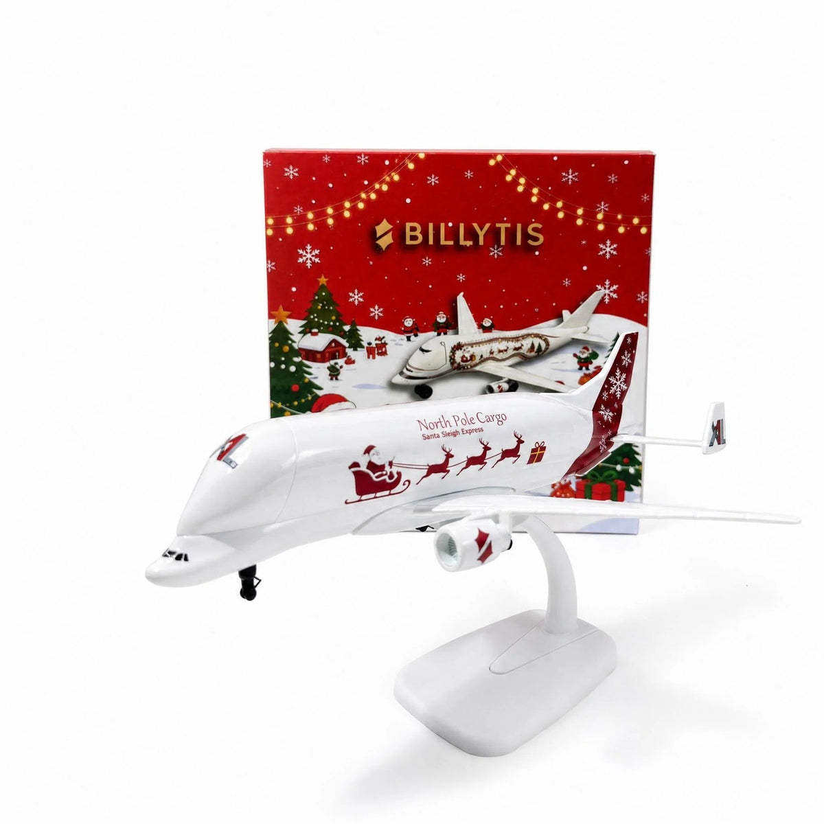 Christmas-themed Airbus A330 aircraft model）