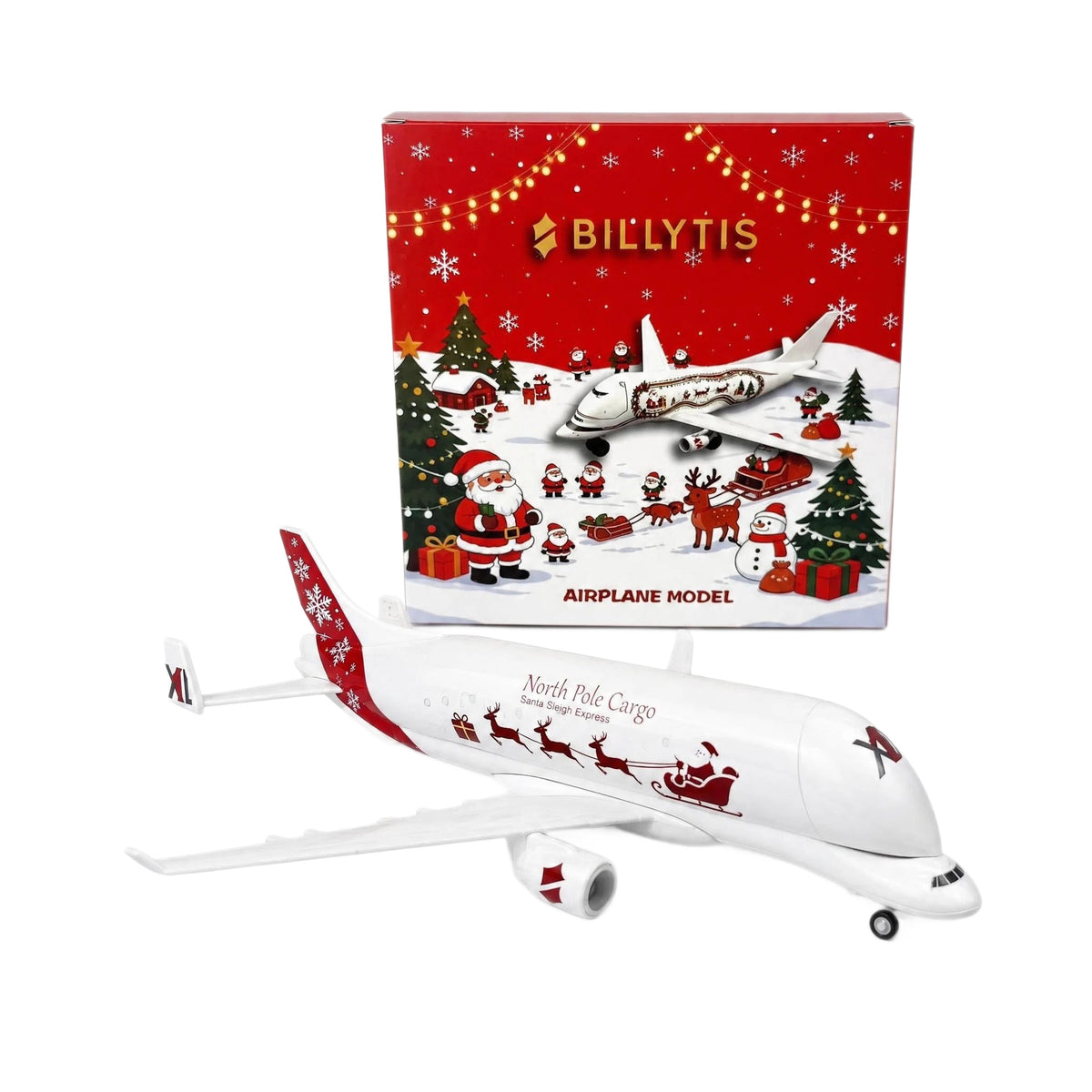 Christmas-themed Airbus A330 aircraft model）