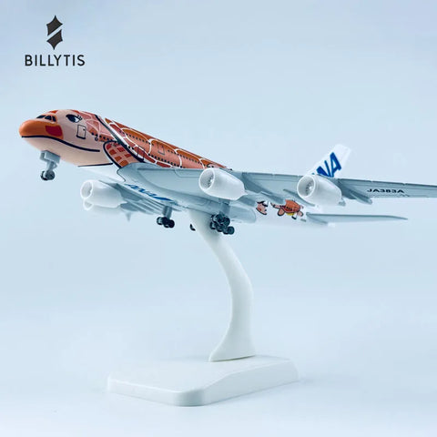 A380 The orange sea turtle aircraft model 20CM