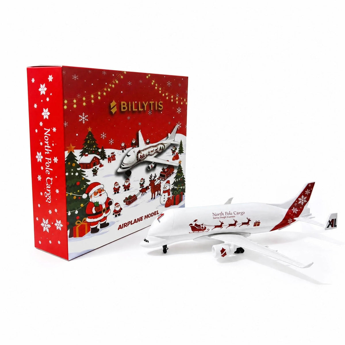 Christmas-themed Airbus A330 aircraft model）